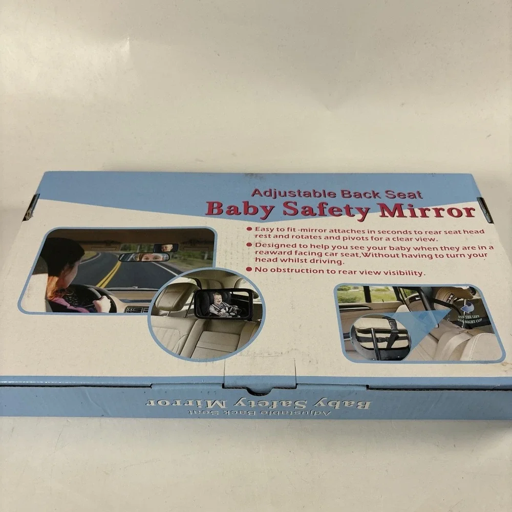 Adjustable Back Seat Baby Mirror